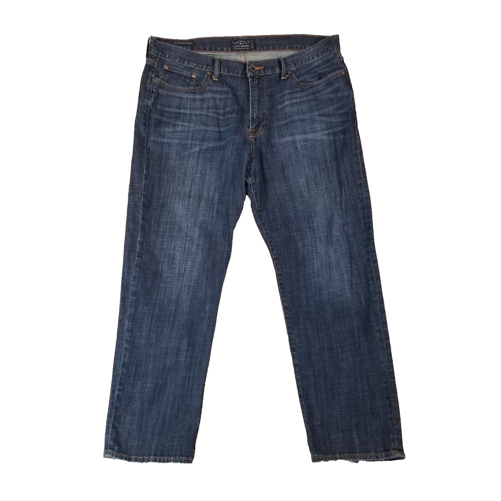 Lucky Brand jeans men's 38x30 363 vintage straight blue denim pants flawed